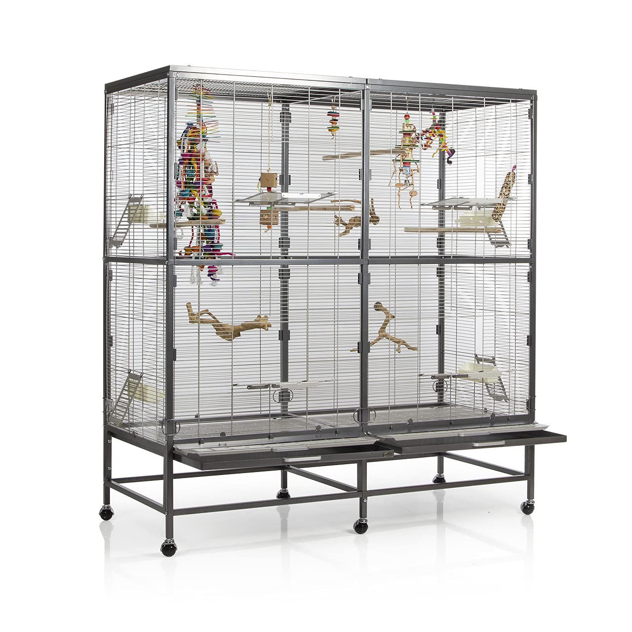 montana-casa-150-vogelvoliere-antik-platinum-sittiche image 3