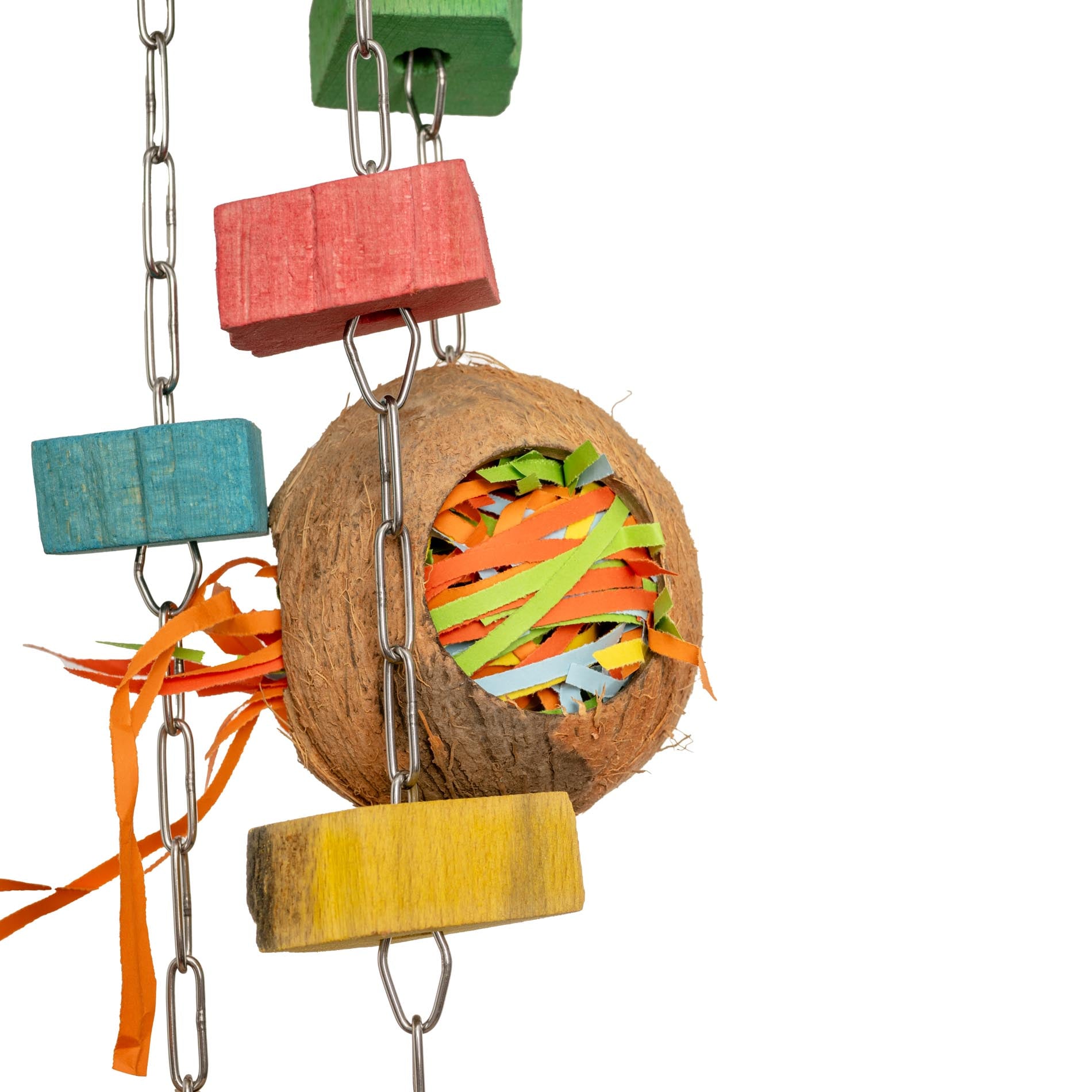 rico-s-futterkiste-kokosnuss-versteck-foraging-spielzeug-70-cm image 2
