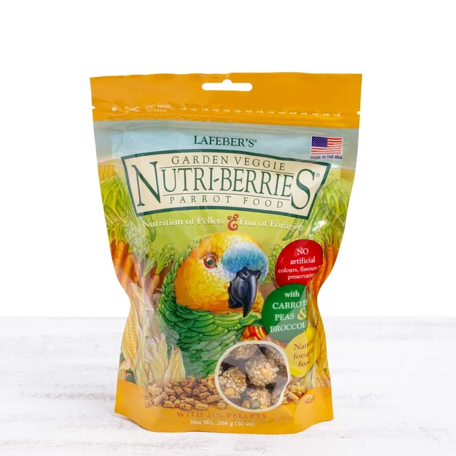 lafeber-nutri-berries-garden-veggie-vogelfutter-papagei-284-g-gem-se image 1