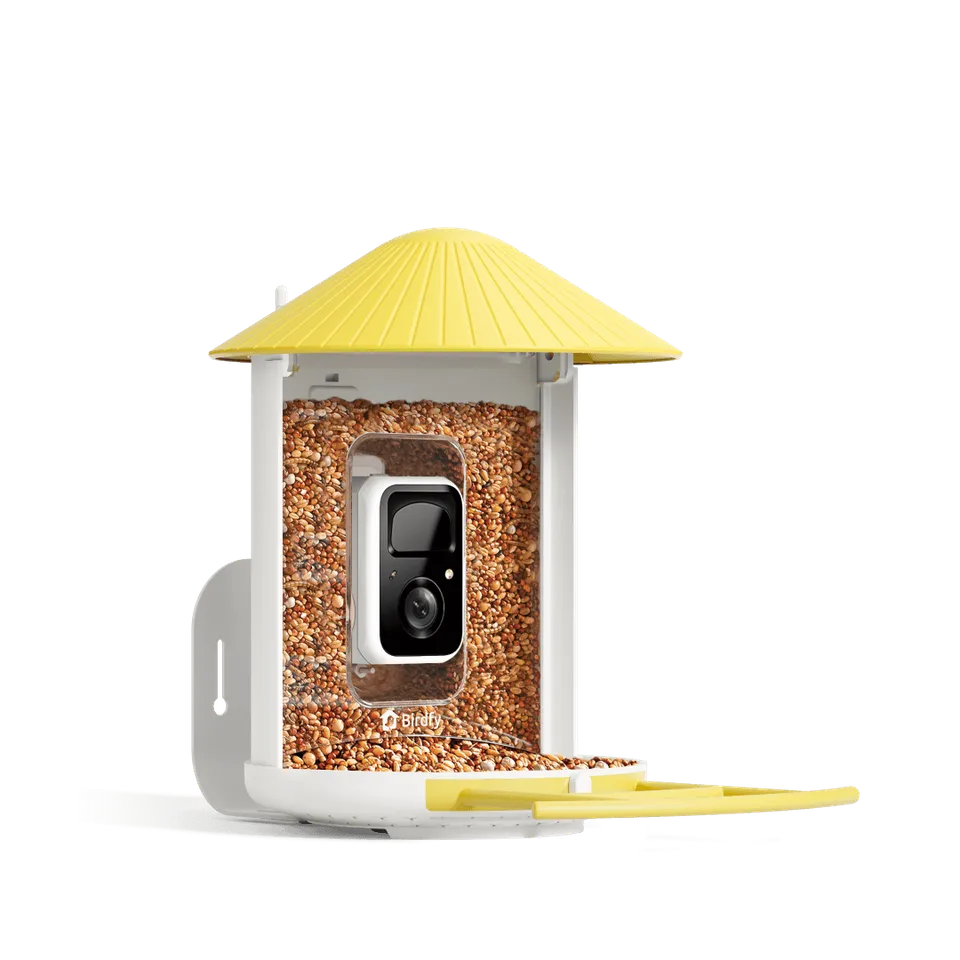 birdfy-feeder-bf1-vogelhaus-mit-kamera-gelb-1080p image 1
