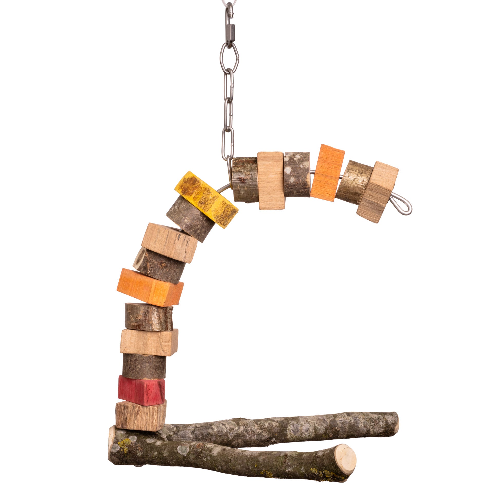rico-s-futterkiste-ypsilon-schaukel-papageienspielzeug-gro-holz-40-cm image 1