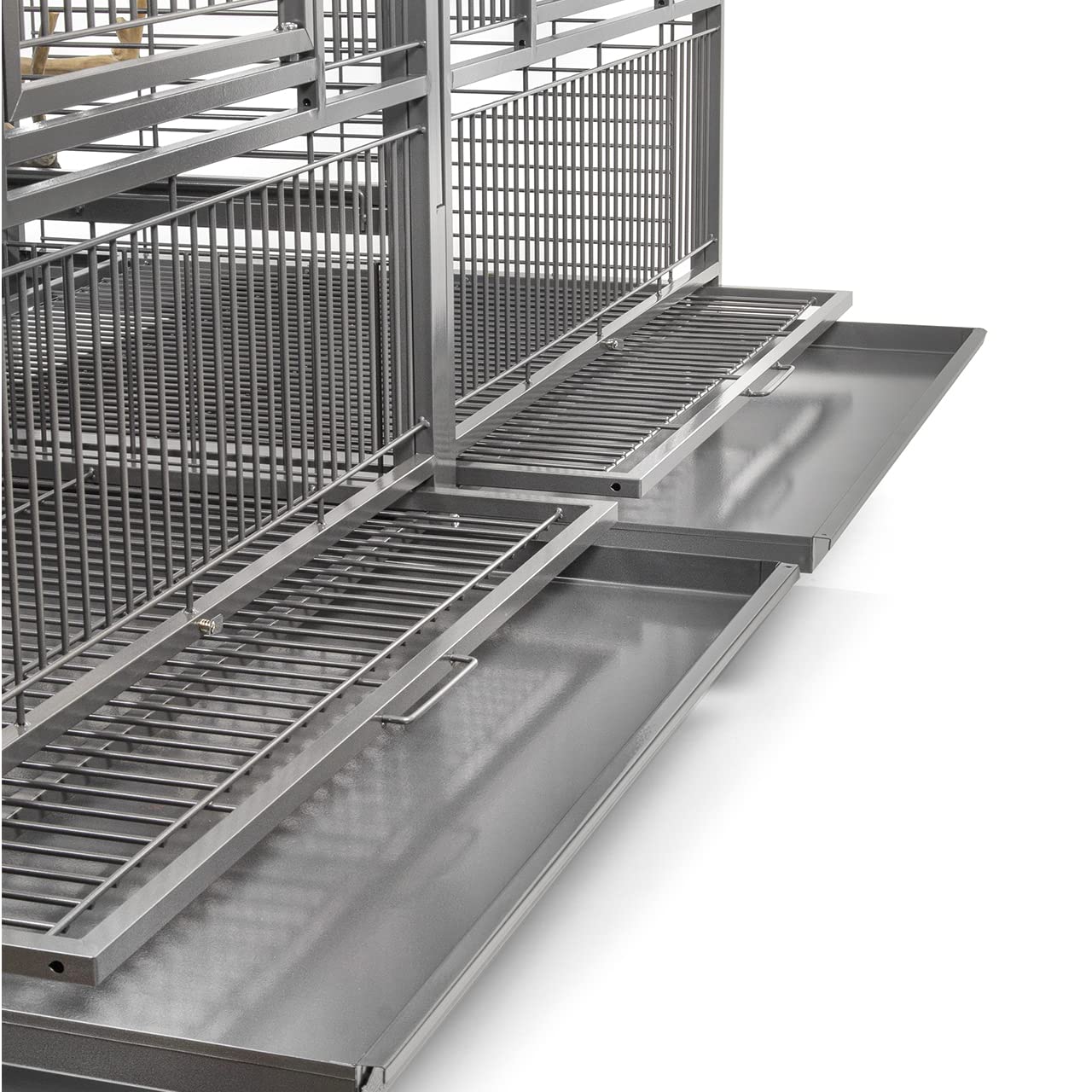montana-cages-arkansas-ii-voliere-platinum-xxl-mit-trennwand image 7