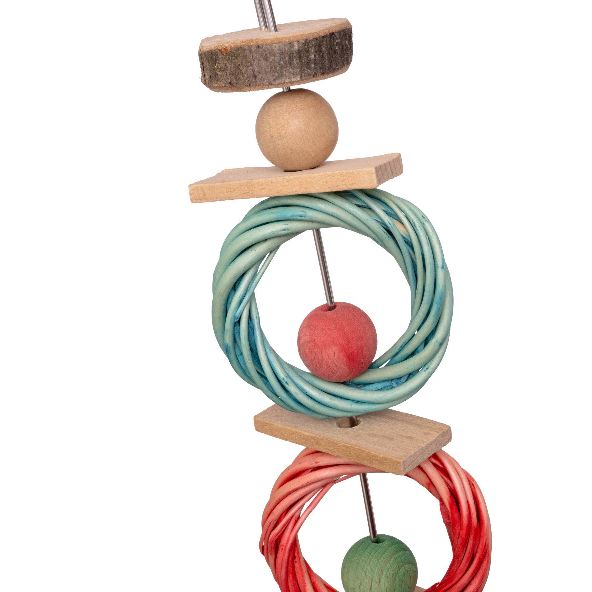 bunte-weidenringe-sittichspielzeug-25-cm-f-r-wellensittiche image 3