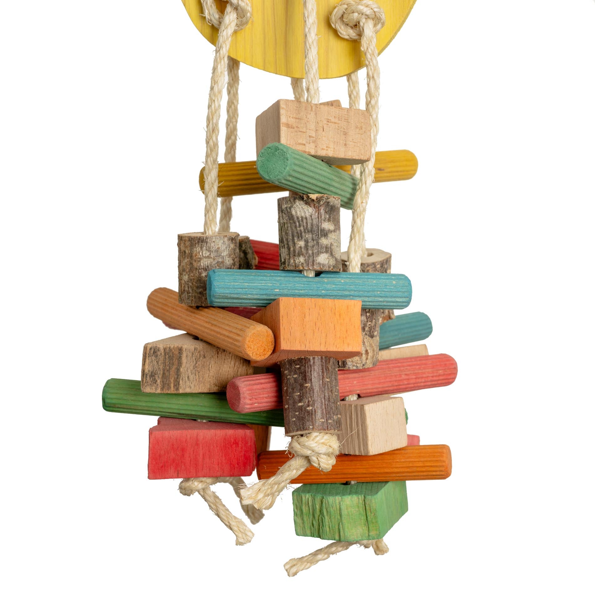 rico-s-futterkiste-knabber-ananas-medium-papageienspielzeug-45cm image 3